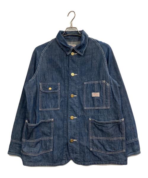 F.O.B FACTORY（エフオービー ファクトリー）F.O.B FACTORY (エフオービー ファクトリー) カバーオール インディゴ サイズ:Lの古着・服飾アイテム