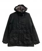 Barbourバブアー）の古着「HOODED BEDALE SL オイルドジャケット」｜ブラック