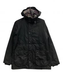 Barbour（バブアー）の古着「HOODED BEDALE SL オイルドジャケット」｜ブラック