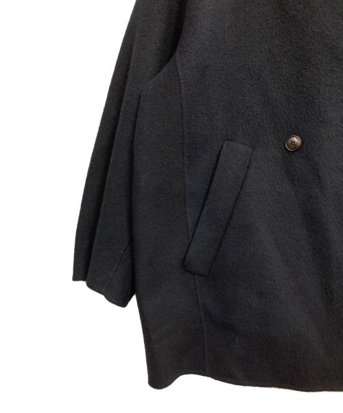 SLOBE IENA（スローブ イエナ）SLOBE IENA (スローブ イエナ) souple wool ダブルフェイスミドルコート ネイビー サイズ:記載なし（実寸サイズを参照ください）の古着・服飾アイテム