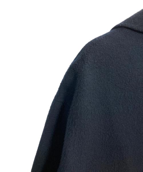 SLOBE IENA（スローブ イエナ）SLOBE IENA (スローブ イエナ) souple wool ダブルフェイスミドルコート ネイビー サイズ:記載なし（実寸サイズを参照ください）の古着・服飾アイテム