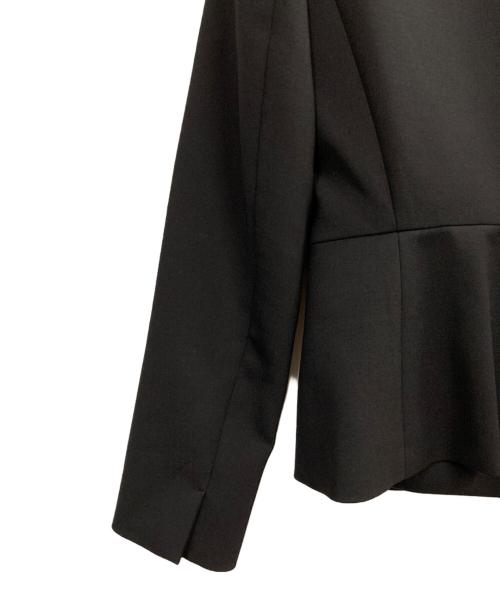 MaxMara（マックスマーラ）MaxMara (マックスマーラ) ノーカラージャケット ブラック サイズ:38の古着・服飾アイテム