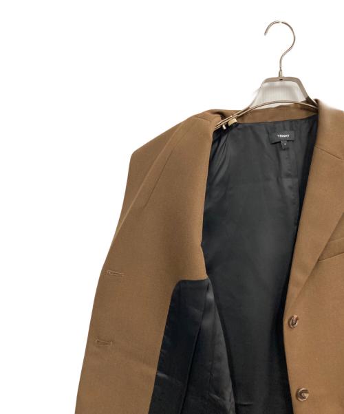 theory（セオリー）theory (セオリー) Wool Hopsack Boxy Vest ブラウン サイズ:2の古着・服飾アイテム