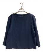 theoryセオリー）の古着「Admiral Crepe Jorane Zip Sleeve」｜ネイビー