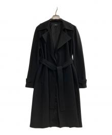 theory（セオリー）の古着「ADMIRAL CREPE コート」｜ブラック