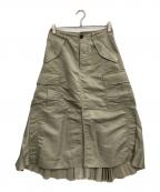 sacaiサカイ）の古着「Nylon Twill docking Skirt」｜グリーン