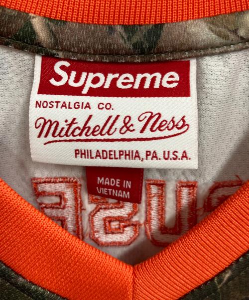 SUPREME（シュプリーム）Supreme (シュプリーム) MITCHELL & NESS (ミッチェルアンドネス) 24AW NCAA Hockey Jersey カーキ×オレンジ サイズ:Mの古着・服飾アイテム