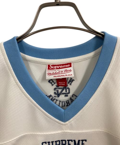 SUPREME（シュプリーム）Supreme (シュプリーム) MITCHELL & NESS (ミッチェルアンドネス) 24AW NCAA Hockey Jersey ホワイト×ブルー サイズ:Lの古着・服飾アイテム