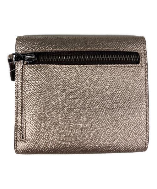 COACH（コーチ）COACH (コーチ) 2つ折り財布 ブロンズの古着・服飾アイテム