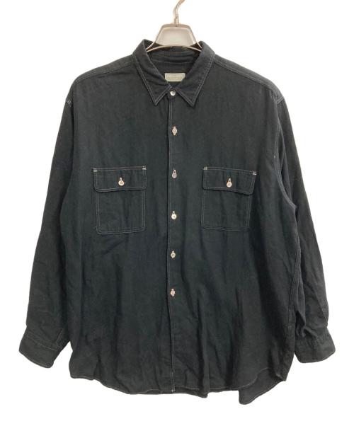 COMME des GARCONS HOMME（コムデギャルソン オム）COMME des GARCONS HOMME (コムデギャルソン オム) ロングスリーブシャツ ブラック サイズ:表記無しの古着・服飾アイテム