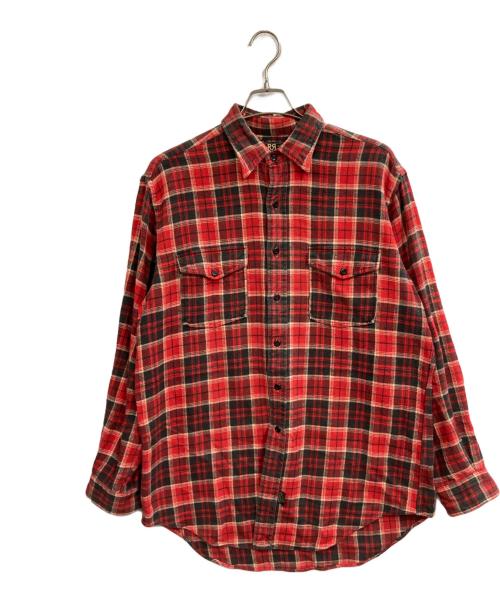 RRL（ダブルアールエル）RRL (ダブルアールエル) オールドチェックシャツ レッド サイズ:Mの古着・服飾アイテム