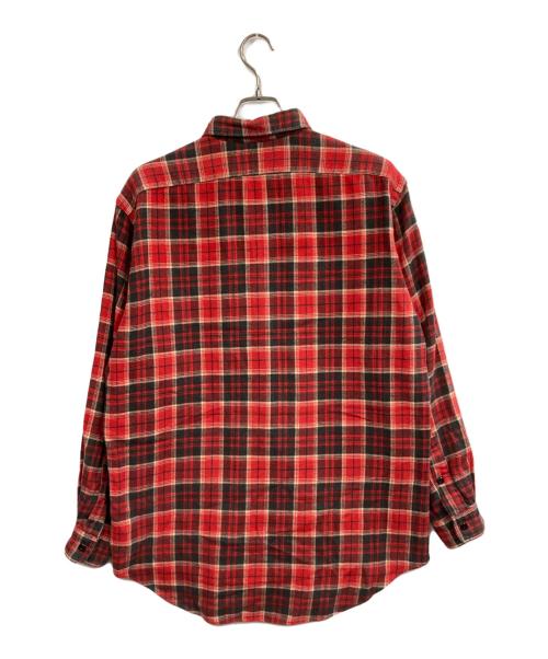 RRL（ダブルアールエル）RRL (ダブルアールエル) オールドチェックシャツ レッド サイズ:Mの古着・服飾アイテム
