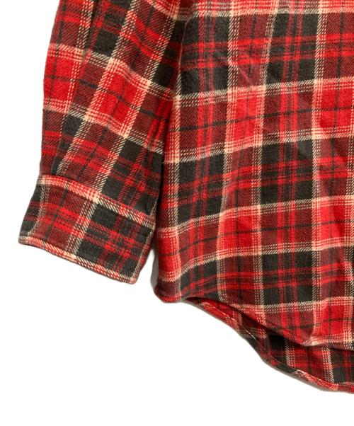 RRL（ダブルアールエル）RRL (ダブルアールエル) オールドチェックシャツ レッド サイズ:Mの古着・服飾アイテム