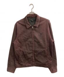 POLO RALPH LAUREN（ポロ・ラルフローレン）の古着「後染めスイングトップ」｜ワインレッド