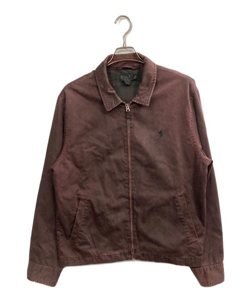 POLO RALPH LAUREN（ポロ・ラルフローレン）POLO RALPH LAUREN (ポロ・ラルフローレン) 後染めスイングトップ ワインレッド サイズ:Lの古着・服飾アイテム