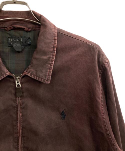 POLO RALPH LAUREN（ポロ・ラルフローレン）POLO RALPH LAUREN (ポロ・ラルフローレン) 後染めスイングトップ ワインレッド サイズ:Lの古着・服飾アイテム