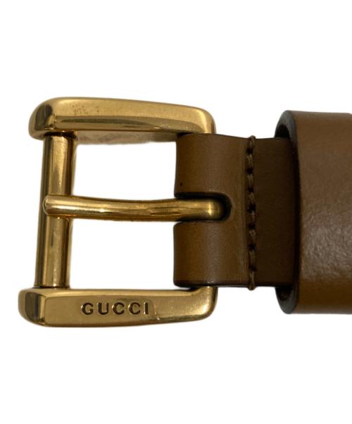 GUCCI（グッチ）GUCCI (グッチ) ナローベルト ベージュの古着・服飾アイテム