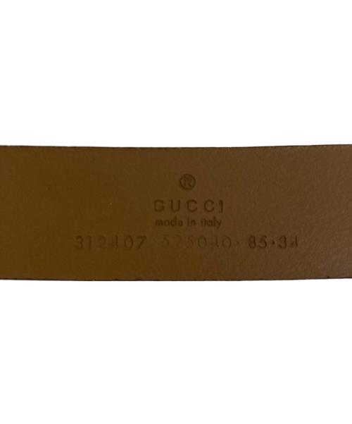 GUCCI（グッチ）GUCCI (グッチ) ナローベルト ベージュの古着・服飾アイテム