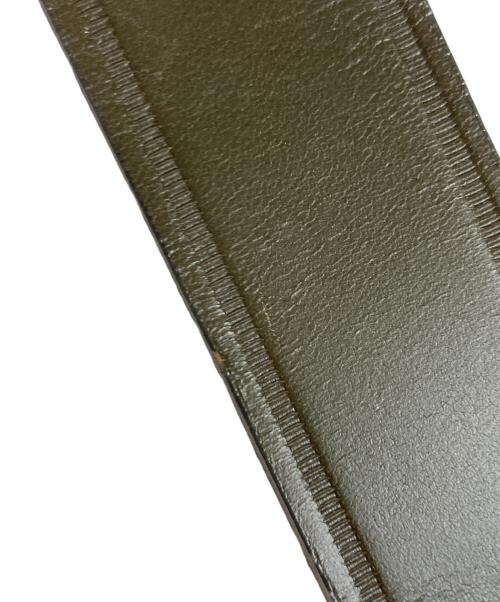 COMME des GARCONS HOMME PLUS（コムデギャルソンオムプリュス）COMME des GARCONS HOMME PLUS (コムデギャルソンオムプリュス) レザーベルト オリーブ サイズ:表記なし（実寸サイズをご確認ください）の古着・服飾アイテム