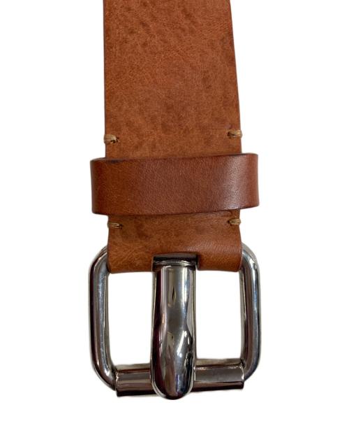 MM6 Maison Margiela（エムエムシックスメゾンマルジェラ）MM6 Maison Margiela (エムエムシックスメゾンマルジェラ) パンチングベルト キャメル サイズ:Mの古着・服飾アイテム