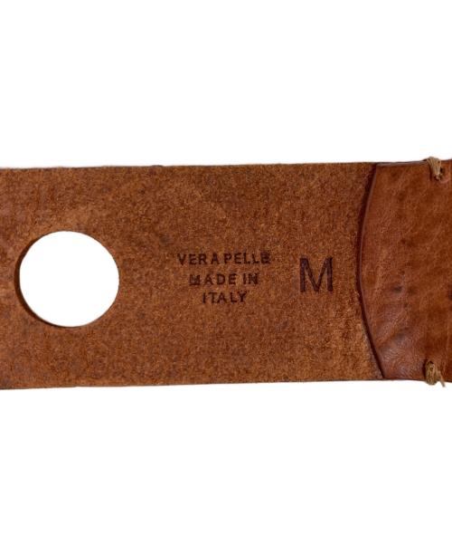 MM6 Maison Margiela（エムエムシックスメゾンマルジェラ）MM6 Maison Margiela (エムエムシックスメゾンマルジェラ) パンチングベルト キャメル サイズ:Mの古着・服飾アイテム