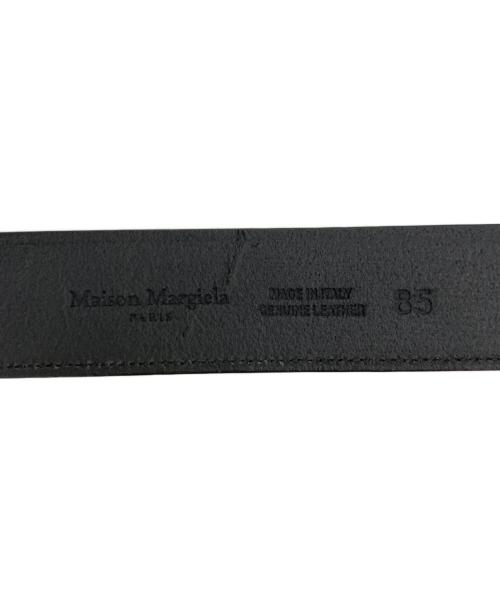 Maison Margiela（メゾンマルジェラ）Maison Margiela (メゾンマルジェラ) ネジバックルベルト ブラック サイズ:85(83-93)の古着・服飾アイテム