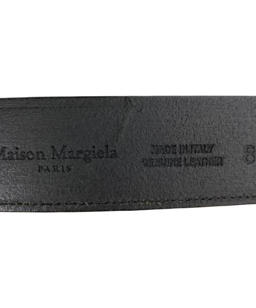 Maison Margiela（メゾンマルジェラ）Maison Margiela (メゾンマルジェラ) ネジバックルベルト ブラック サイズ:85(83-93)の古着・服飾アイテム