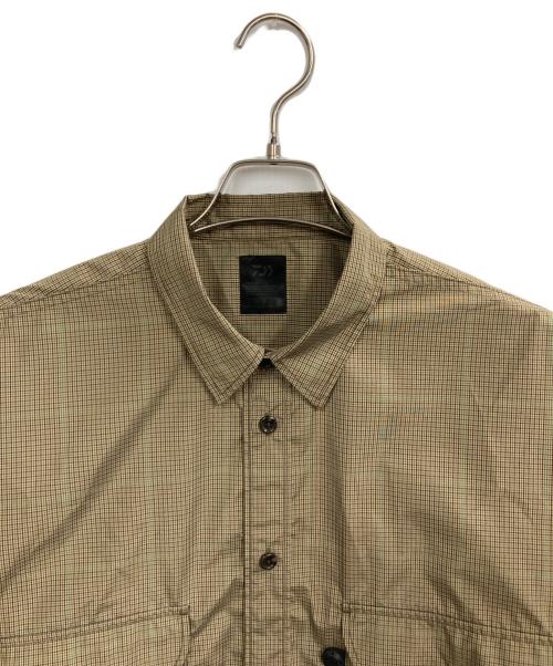 DAIWA PIER39（ダイワ ピア39）DAIWA PIER39 (ダイワ ピア39) CHECK SAFARI SHIRT ブラウン サイズ:Lの古着・服飾アイテム