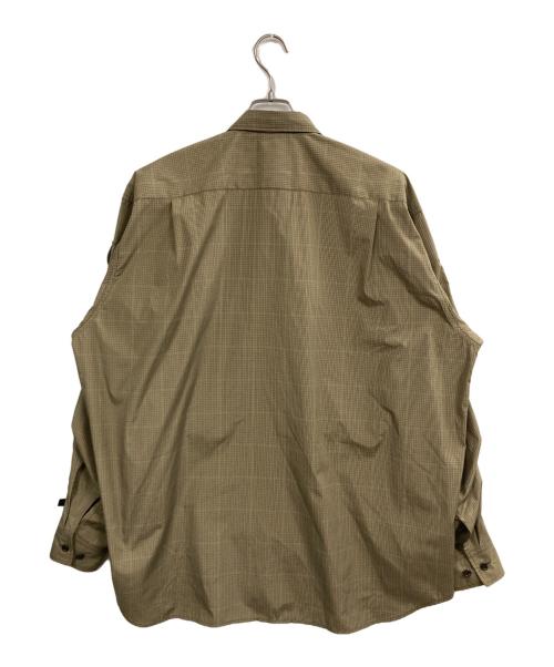 DAIWA PIER39（ダイワ ピア39）DAIWA PIER39 (ダイワ ピア39) CHECK SAFARI SHIRT ブラウン サイズ:Lの古着・服飾アイテム