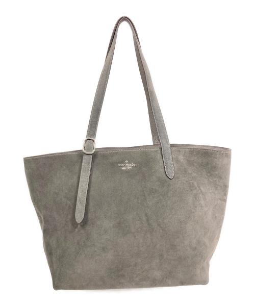 Kate Spade（ケイトスペード）Kate Spade (ケイトスペード) 454スウェードラージトートバッグ グレーの古着・服飾アイテム