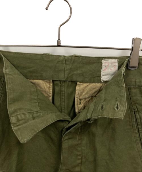 French Army（フランス軍）French Army (フランス軍) 前期M-47パンツ オリーブ サイズ:23の古着・服飾アイテム