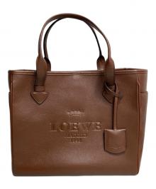 LOEWE（ロエベ）の古着「ヘリテージスモールトートバッグ」｜ブラウン