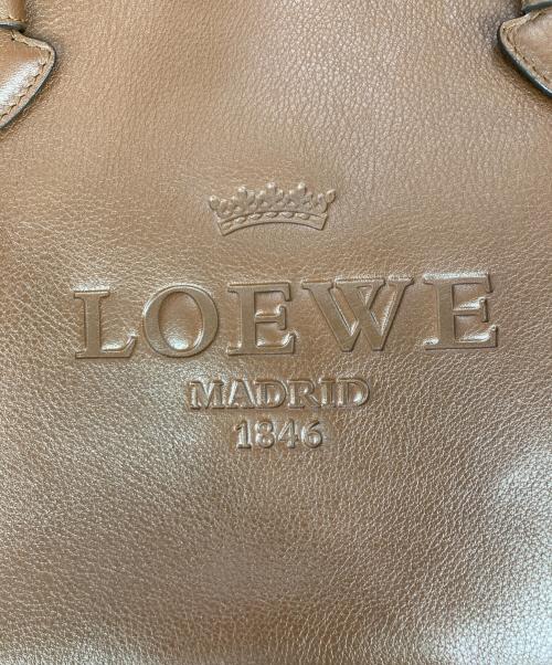 LOEWE（ロエベ）LOEWE (ロエベ) ヘリテージスモールトートバッグ ブラウンの古着・服飾アイテム