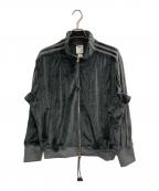 adidas Originals×song for the muteアディダスオリジナル×ソングフォーザミュート）の古着「ベロアトラックジャケット」｜ダークグレー