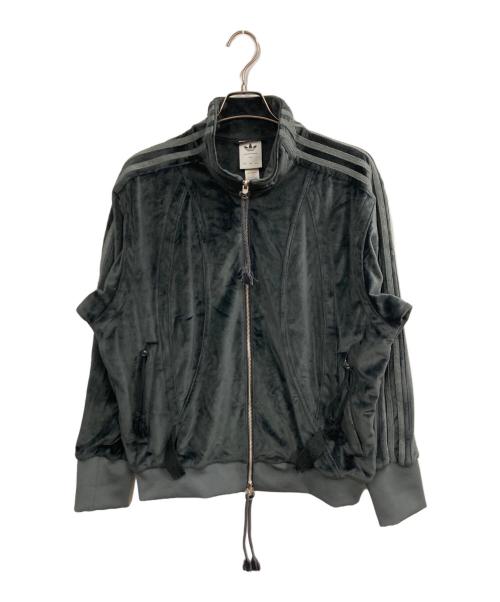 adidas Originals（アディダスオリジナル）adidas Originals (アディダスオリジナル) song for the mute (ソングフォーザミュート) ベロアトラックジャケット ダークグレー サイズ:Mの古着・服飾アイテム