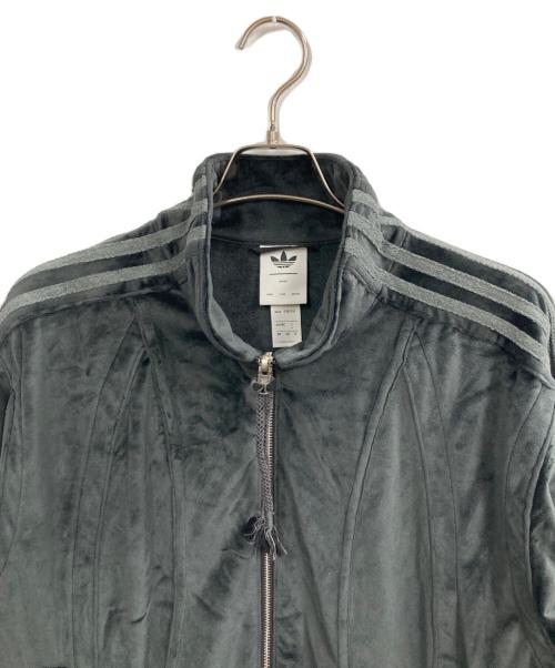 adidas Originals（アディダスオリジナル）adidas Originals (アディダスオリジナル) song for the mute (ソングフォーザミュート) ベロアトラックジャケット ダークグレー サイズ:Mの古着・服飾アイテム