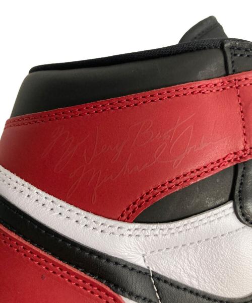 NIKE（ナイキ）NIKE (ナイキ) AIR JORDAN 1 RETRO HIGH OG レッド サイズ:27.5㎝ 未使用品の古着・服飾アイテム
