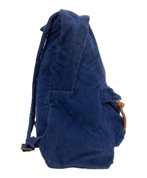 POLO RALPH LAUREN（ポロ・ラルフローレン）POLO RALPH LAUREN (ポロ・ラルフローレン) Corduroy Backpack ネイビーの古着・服飾アイテム