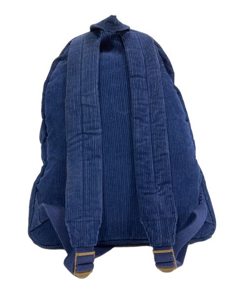 POLO RALPH LAUREN（ポロ・ラルフローレン）POLO RALPH LAUREN (ポロ・ラルフローレン) Corduroy Backpack ネイビーの古着・服飾アイテム