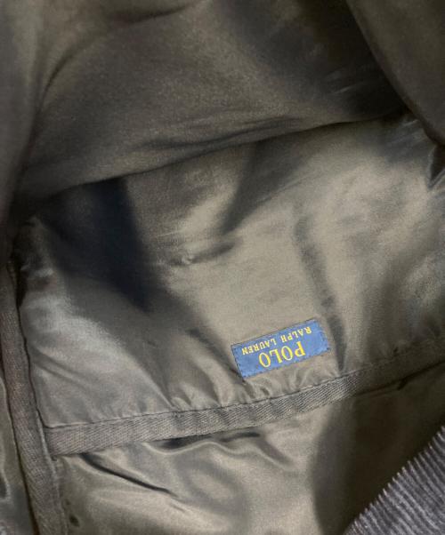 POLO RALPH LAUREN（ポロ・ラルフローレン）POLO RALPH LAUREN (ポロ・ラルフローレン) Corduroy Backpack ネイビーの古着・服飾アイテム