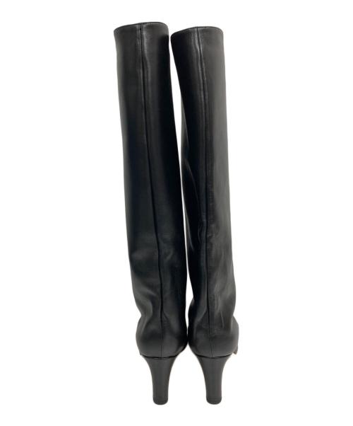 NEBULONIE（ネブローニ）NEBULONIE (ネブローニ) ロングブーツ ブラック サイズ:38の古着・服飾アイテム