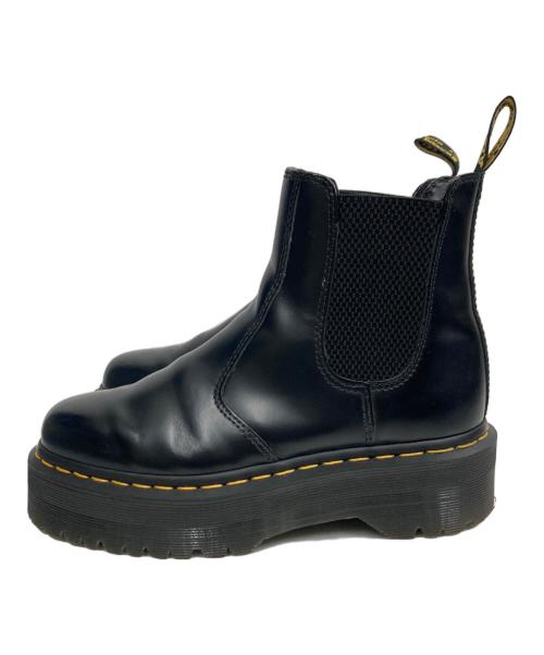 Dr.Martens（ドクターマーチン）Dr.Martens (ドクターマーチン) QUAD チェルシーブーツ ブラック サイズ:38の古着・服飾アイテム
