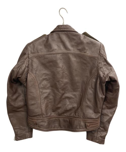 HARLEY-DAVIDSON（ハーレーダビッドソン）HARLEY-DAVIDSON (ハーレーダビッドソン) レザージャケット ブラウン サイズ:40の古着・服飾アイテム