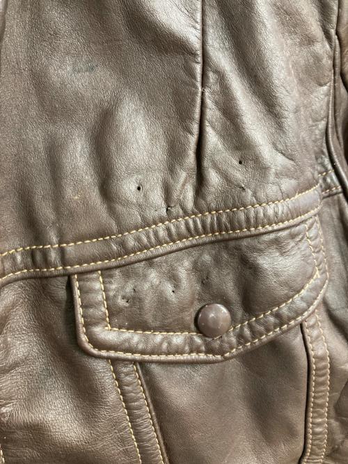 HARLEY-DAVIDSON（ハーレーダビッドソン）HARLEY-DAVIDSON (ハーレーダビッドソン) レザージャケット ブラウン サイズ:40の古着・服飾アイテム