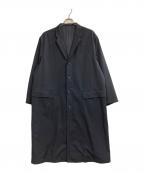 COMME des GARCONS HOMMEコムデギャルソン オム）の古着「90s ウールロングコート」｜ブラック