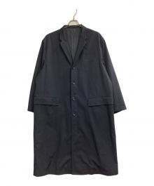 COMME des GARCONS HOMME（コムデギャルソン オム）の古着「90s ウールロングコート」｜ブラック