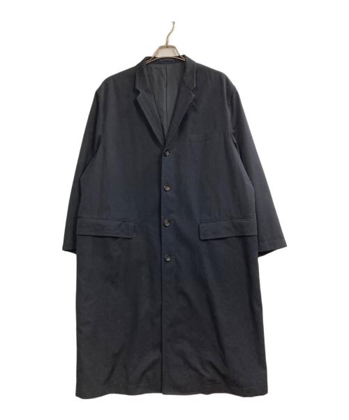 COMME des GARCONS HOMME（コムデギャルソン オム）COMME des GARCONS HOMME (コムデギャルソン オム) 90s ウールロングコート ブラック サイズ:Mの古着・服飾アイテム