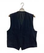 COMME des GARCONS HOMMEコムデギャルソン オム）の古着「90s ジップアップベスト」｜ネイビー