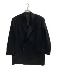 Yohji Yamamoto COSTUME D'HOMME（ヨウジヤマモトコスチュームドオム）の古着「ダブルテーラードジャケット」｜ブラック