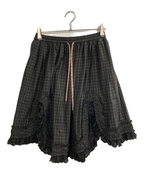 Vivienne Westwood RED LABEL（ヴィヴィアンウエストウッドレッドレーベル）Vivienne Westwood RED LABEL (ヴィヴィアンウエストウッドレッドレーベル) フリルスカート ダークグレー サイズ:00の古着・服飾アイテム